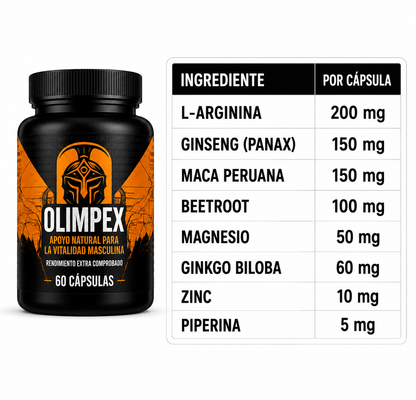 Olimpex - Soporte natural masculino
