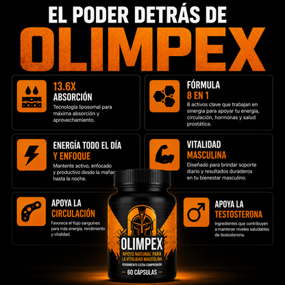 Olimpex - Soporte natural masculino